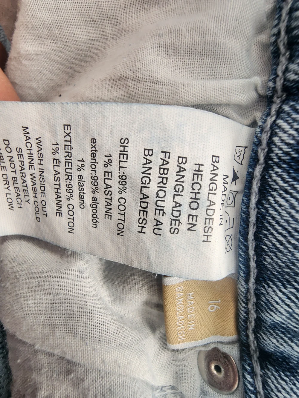 Michael Kors Light Blue Washed Denim Jeans